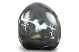 Free-Standing, Polished Orca Agate - Madagascar #246074-1